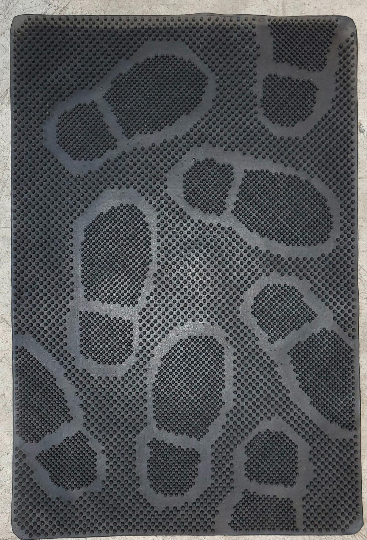 Lábtörlő Stepmat 60/40 - fekete, műanyag (60/40cm)
