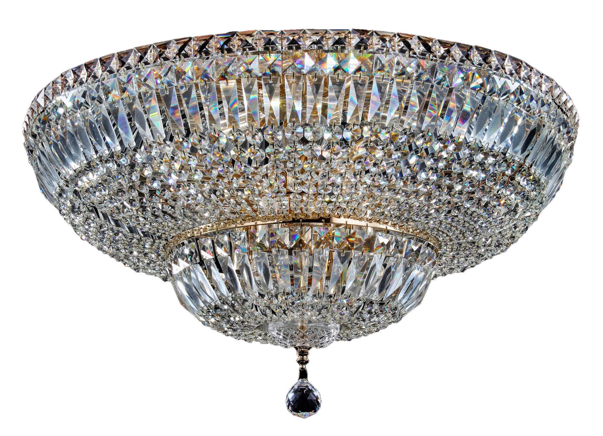 Kronleuchter Basfor Goldfarben max. 60 Watt - Goldfarben, Trend, Metall (60.5/35cm) - MAYTONI