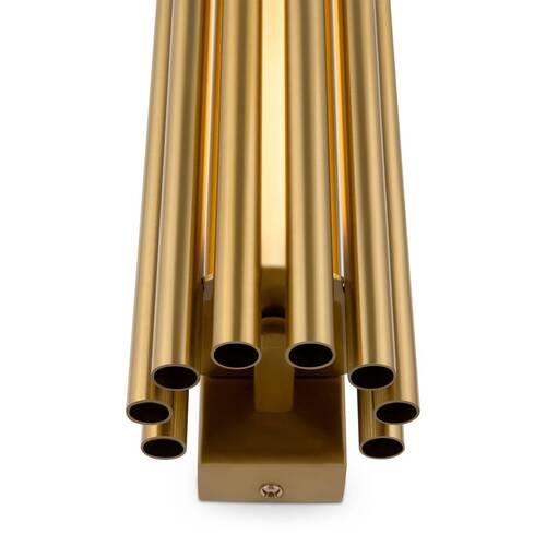 Wandleuchte Sonata Messingfarben max. 12 Watt - Messingfarben/Goldfarben, Trend, Kunststoff/Metall (8,1/36cm) - MAYTONI