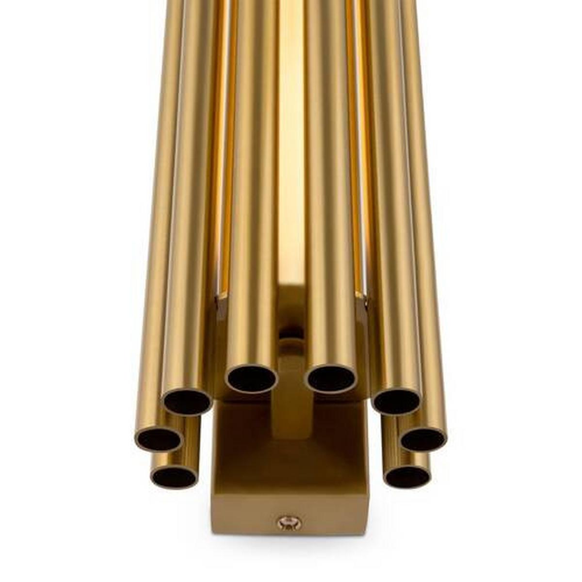 Wandleuchte Sonata Messingfarben max. 12 Watt - Messingfarben/Goldfarben, Trend, Kunststoff/Metall (8,1/36cm) - MAYTONI