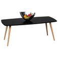 Couchtisch in Schwarz 'Scanio' - Buchefarben/Schwarz, Design, Holz/Holzwerkstoff (110/50/42cm) - Livetastic Couchtisch in Schwarz 'Scanio' - Buchefarben/Schwarz, Design, Holz/Holzwerkstoff (110/50/42cm) - Livetastic