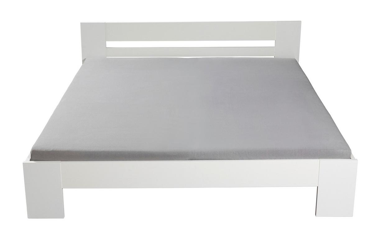 Bett Annik ca. 180x200 cm Weiß - Weiß, MODERN, Holzwerkstoff (180/200cm) - MID.YOU