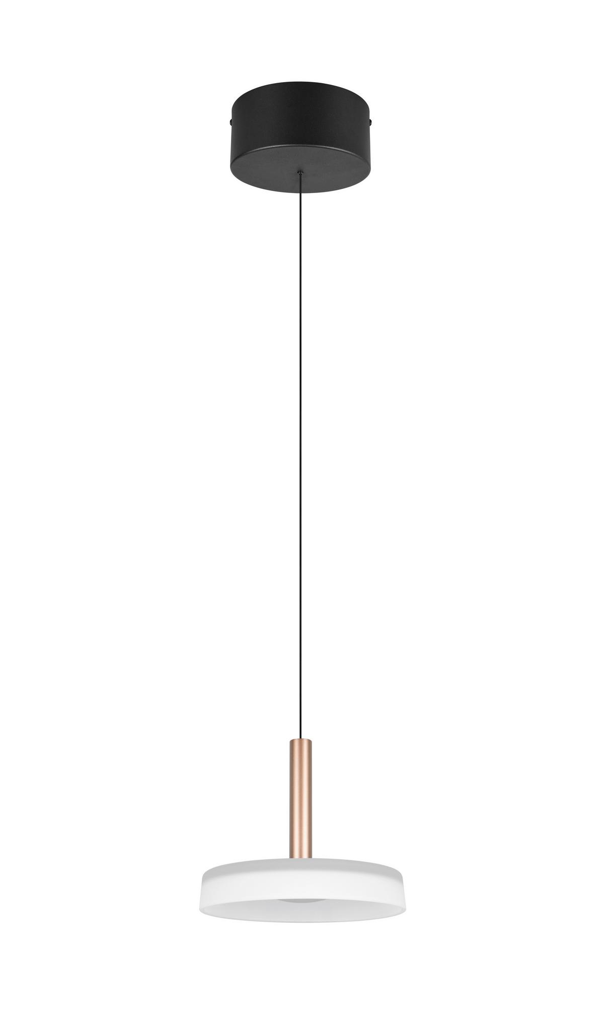 LAMPA ZWIESZANA LED 354910165 CELESTE - biały/brązowy, Design, metal/szkło (22/200cm) - Trio Leuchten