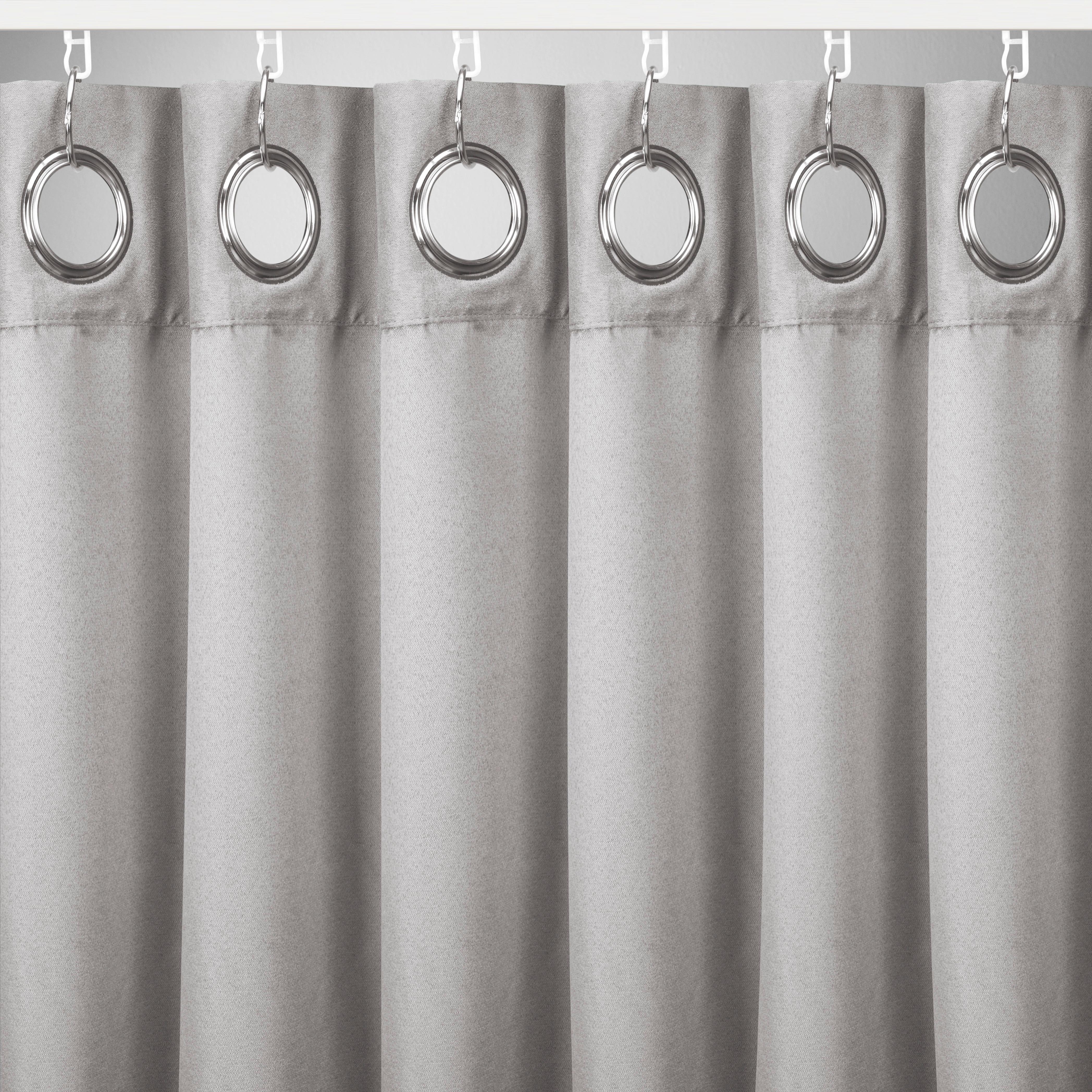 ÖLJETTLÄNGD VELOURS -AKT- - grå, Klassisk, textil (140/245cm) - Mömax
