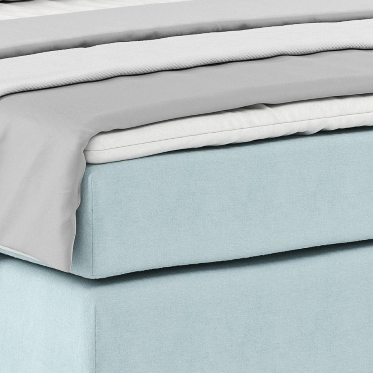Boxspring Krevet Nero - boje mente/boje kroma, Konvencionalno, tekstil/metal (140/200cm) - Best Price