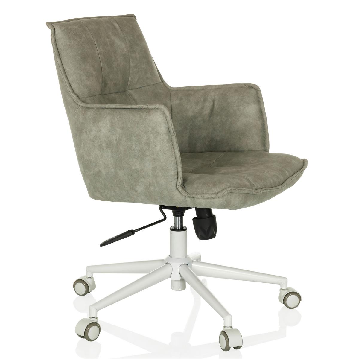 Vrtljivi Stol Solao Life, Siva - siva/bela, Moderno, kovina/umetna masa (54/85/70cm) - MID.YOU