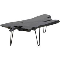 STOLIK KAWOWY ASPEN - czarny, Design, metal/drewno (100/40/40cm) - Kare-Design