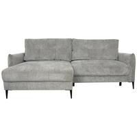 Kutna Garnitura Polis - siva/crna, Trend, tekstil/metal (221/142cm) - Ondega