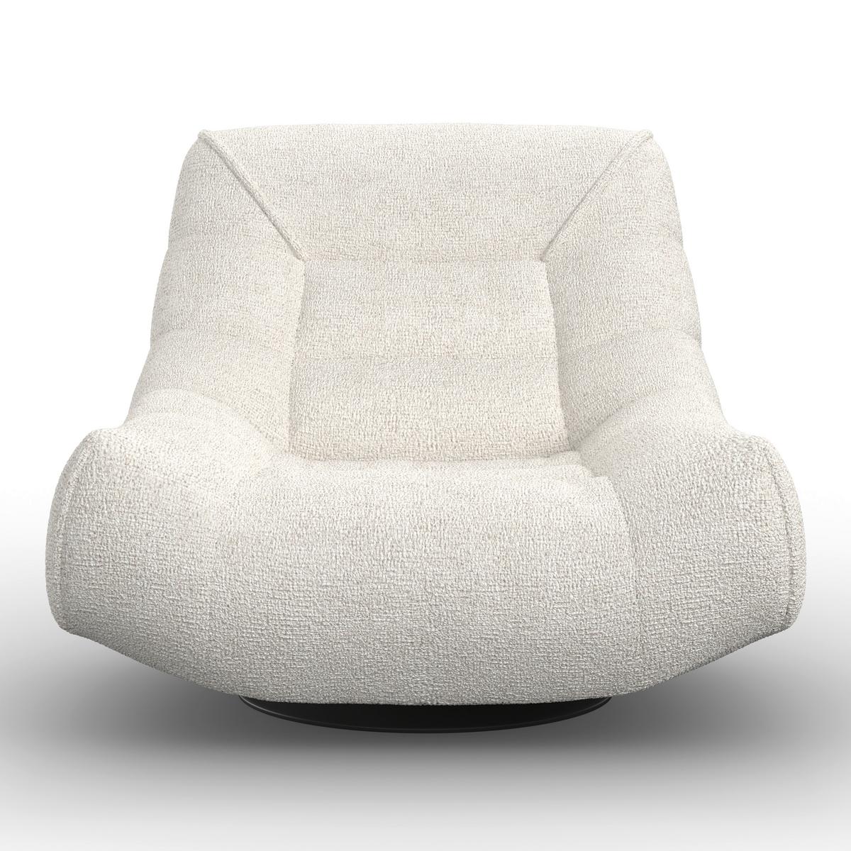 Relaks Fotelja Lorena - svijetlo siva/crna, Moderno, metal/tekstil (101/83/95cm) - Bessagi Home