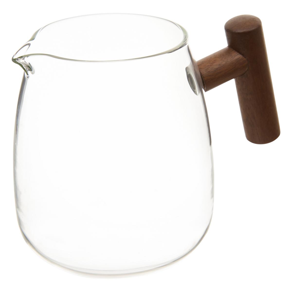 Ceainic Kama cca. 800 ml - maro/transparent, Basics, sticlă (800ml)
