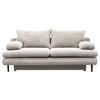 Canapea extensibila FIORE - bej, Design, textil (202/85/99cm) - Modern Living
