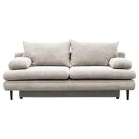 Canapea extensibila FIORE - bej, Design, textil (202/85/99cm) - Modern Living