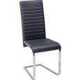 Nihajni Stol Elisa -top- - siva/krom, Moderno, kovina/tekstil (43/101/59cm) - Modern Living Nihajni Stol Elisa -top- - siva/krom, Moderno, kovina/tekstil (43/101/59cm) - Modern Living