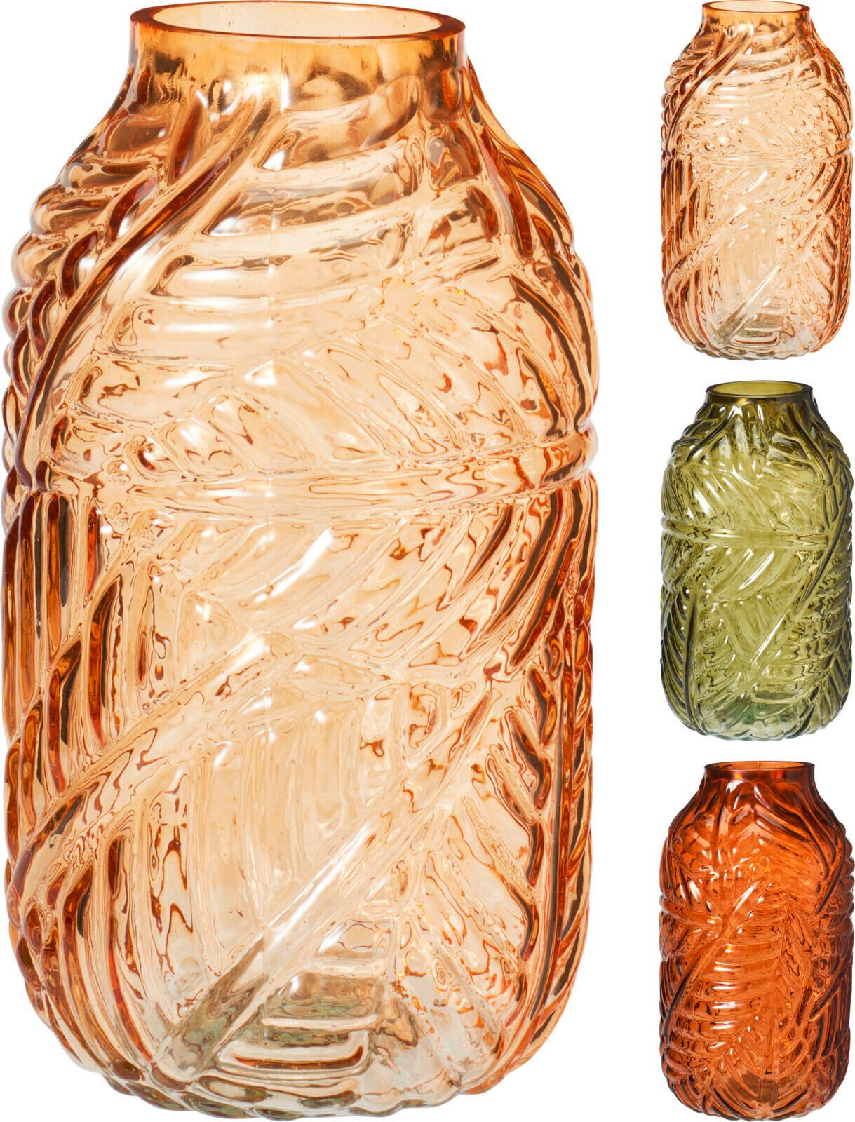 Váza Autumn - színes, Basics, Üveg (13/13/21,5cm)