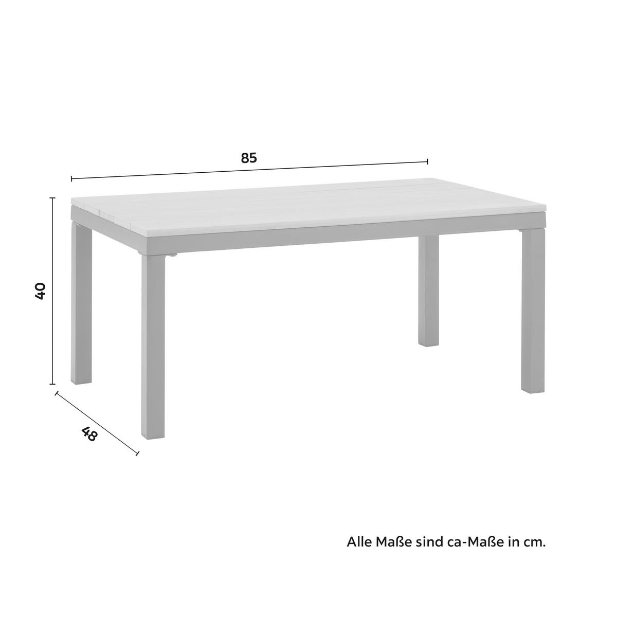 KOMPLET MEBLI TARASOWYCH ARIANNA - czarny, Modern, tworzywo sztuczne/metal (120/70/72cm) - Bessagi Garden