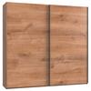 Ormar S Kliznim Vratima Level 36 A - boje hrasta/boje kroma, Moderno, drvni materijal (250/236/65cm) - Modern Living