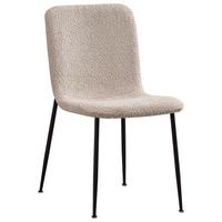 Stol Mila - črna/bež, Moderno, kovina (43/82/57cm) - Mömax
