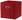 Faltbox Bobby ca. 34l - Rot, MODERN, Karton/Textil (33/32/33cm) - Premium Living