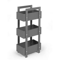 Standregal Trilogy Anthrazit - Anthrazit, MODERN, Holzwerkstoff (37/79/24cm) - Mömax