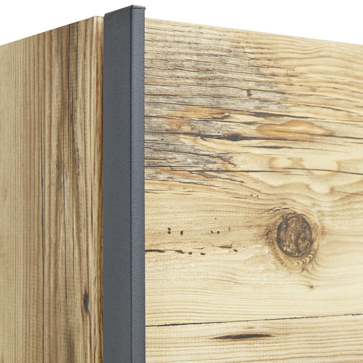Ormar S Kliznim Vratima Alicante - siva/boje smreke, Moderno, drvni materijal/metal (270/210/60cm) - Modern Living