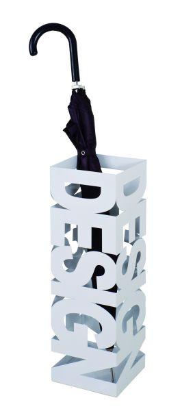 Stojalo Za Dežnike Design, Bela, Jeklo - bela, Moderno, kovina (16/48/16cm) - Mömax