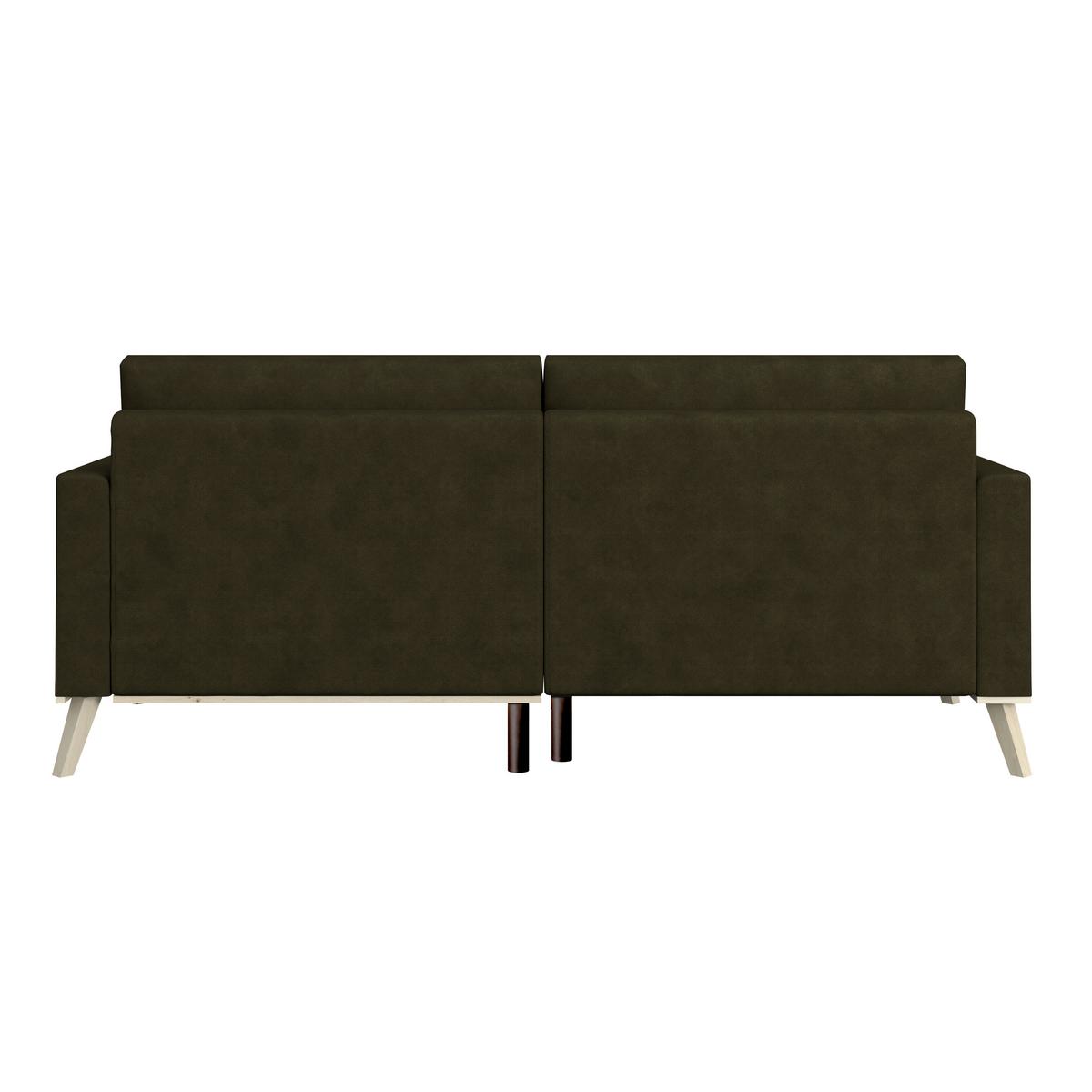 Coltar CARINI - crem/măsliniu, Basics, textil (222/152cm) - Modern Living