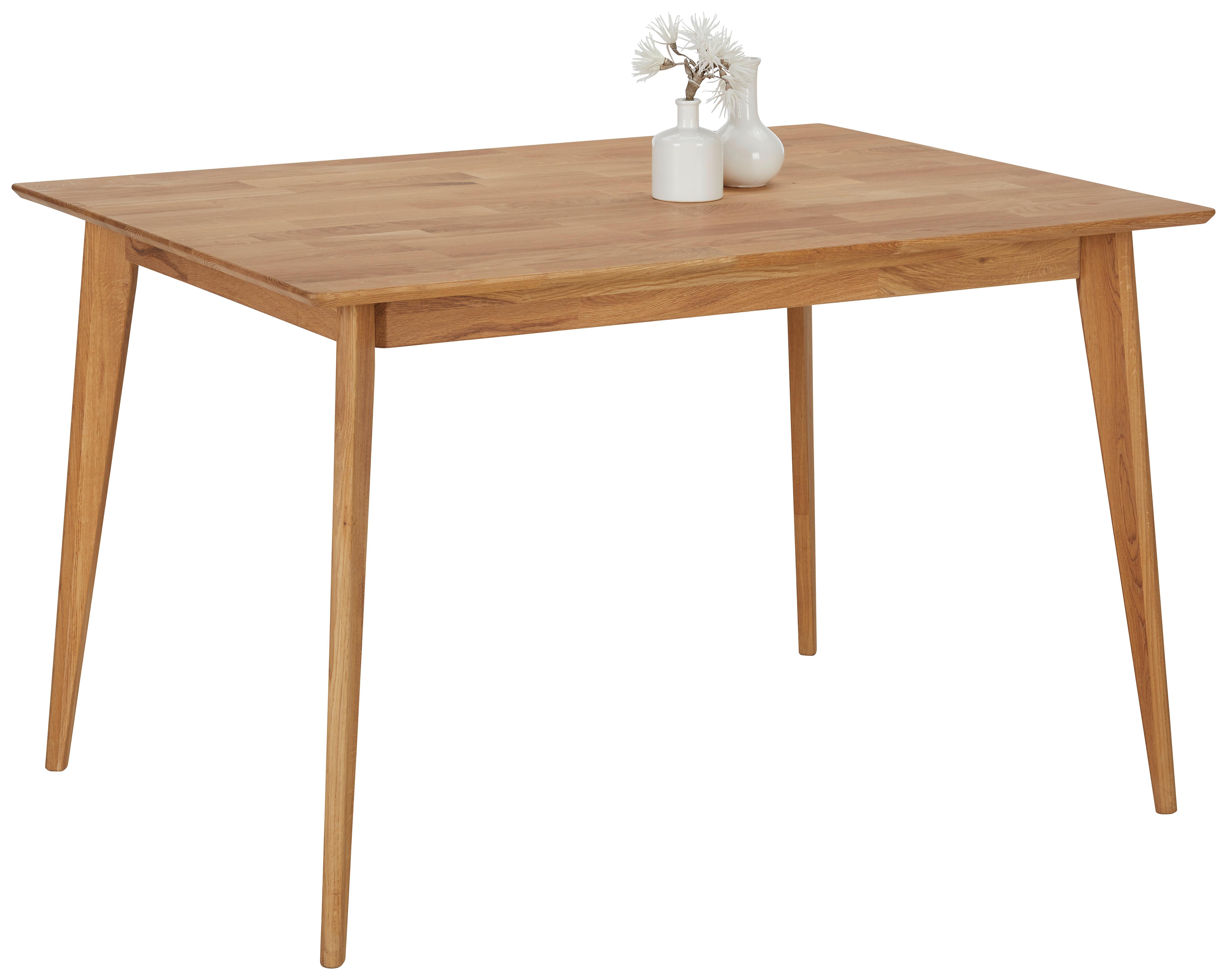 STÓŁ DO JADALNI RITA - kolor dębowy, Konventionell, drewno (120/80/75cm) - Zandiara