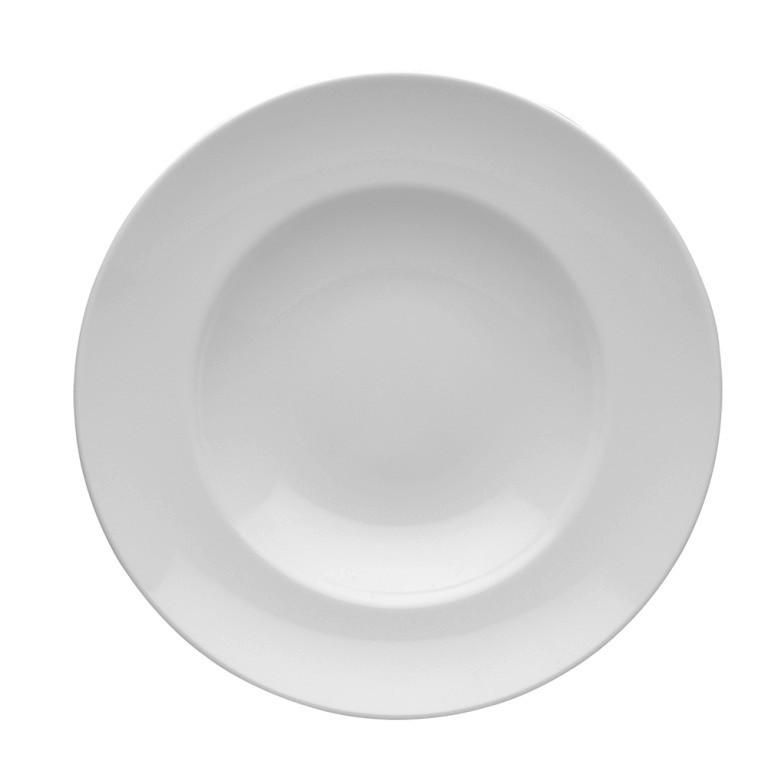 Pastateller Katarina in Weiss Ø ca. 27cm - Weiss, Konventionell, Keramik (27/5cm) - Modern Living