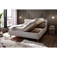Polsterbett in Beige ca. 160x200cm - Eichefarben/Beige, KONVENTIONELL, Holz/Textil (160/200cm) - Premium Living Polsterbett in Beige ca. 160x200cm - Eichefarben/Beige, KONVENTIONELL, Holz/Textil (160/200cm) - Premium Living