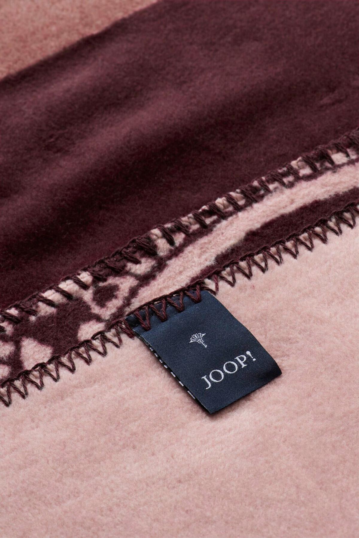 KOC DOMOWY JOOP! PAISLEY STRIPES - écru/ciemnoczerwony, Design, tkanina (150/200cm) - Joop!