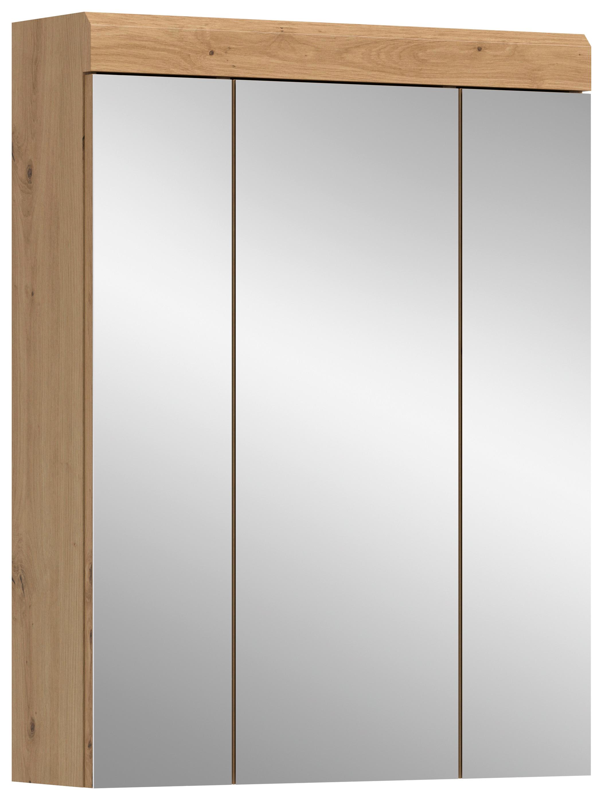 Spiegelschrank Scout Eiche Artisan - Eiche Artisan, Trend, Glas/Holzwerkstoff (60/79/18cm) - MID.YOU
