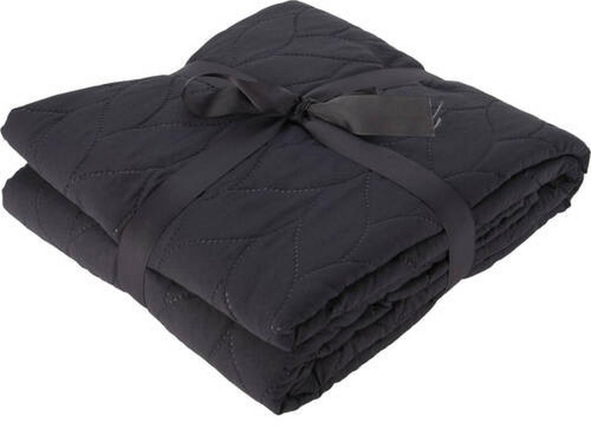 Ágytakaró Antracit - textil (200/220cm)