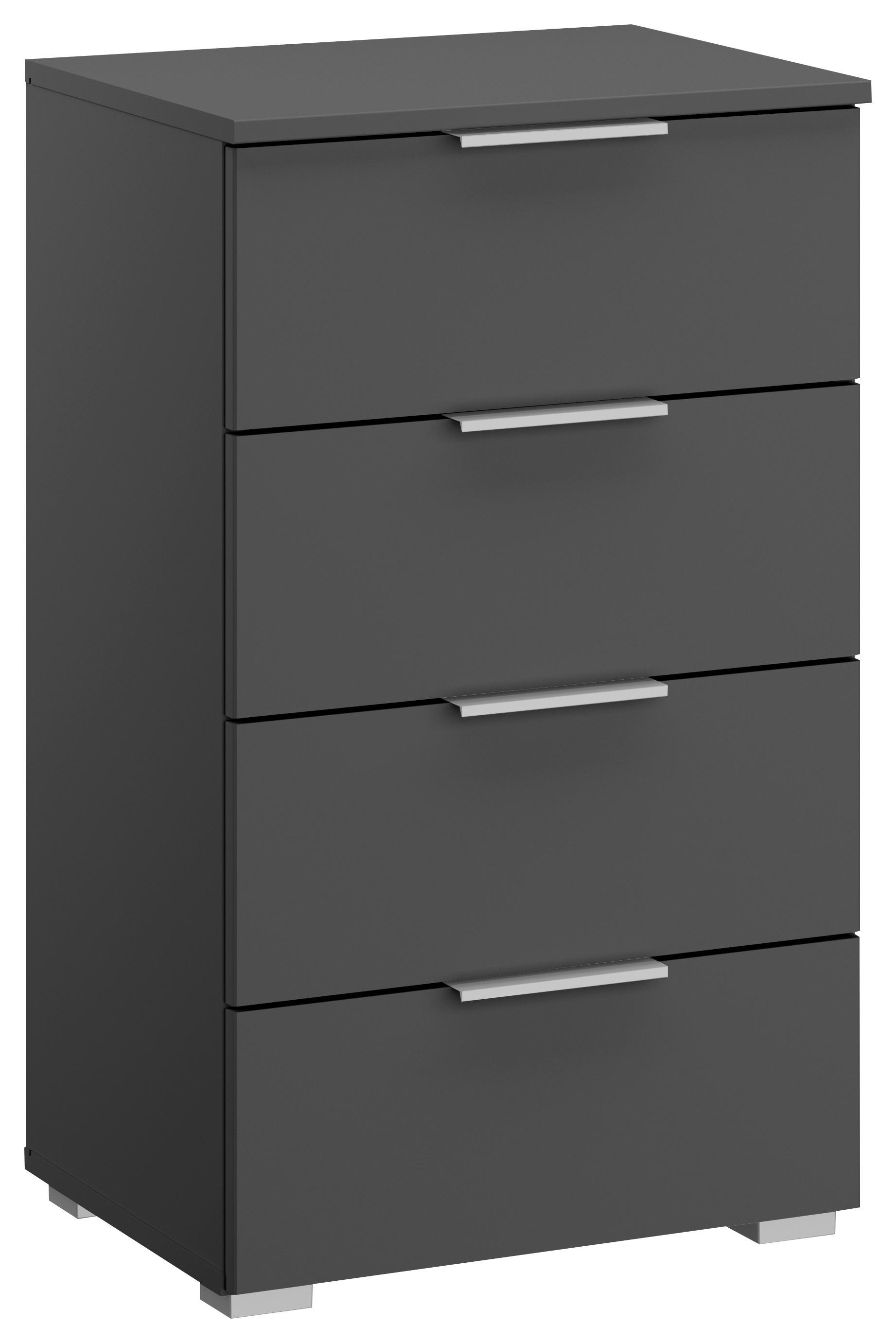 NOPTIERA ALABAMA - gri, Modern, material pe bază de lemn (47/81/42cm) - Modern Living