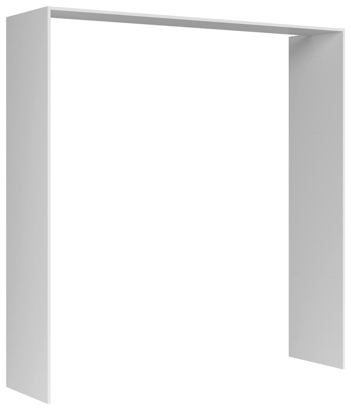 Passepartoutrahmen Paspt Weiss - Weiß, Basics, Holzwerkstoff (213,7/222,7/58,5cm) - Visiona