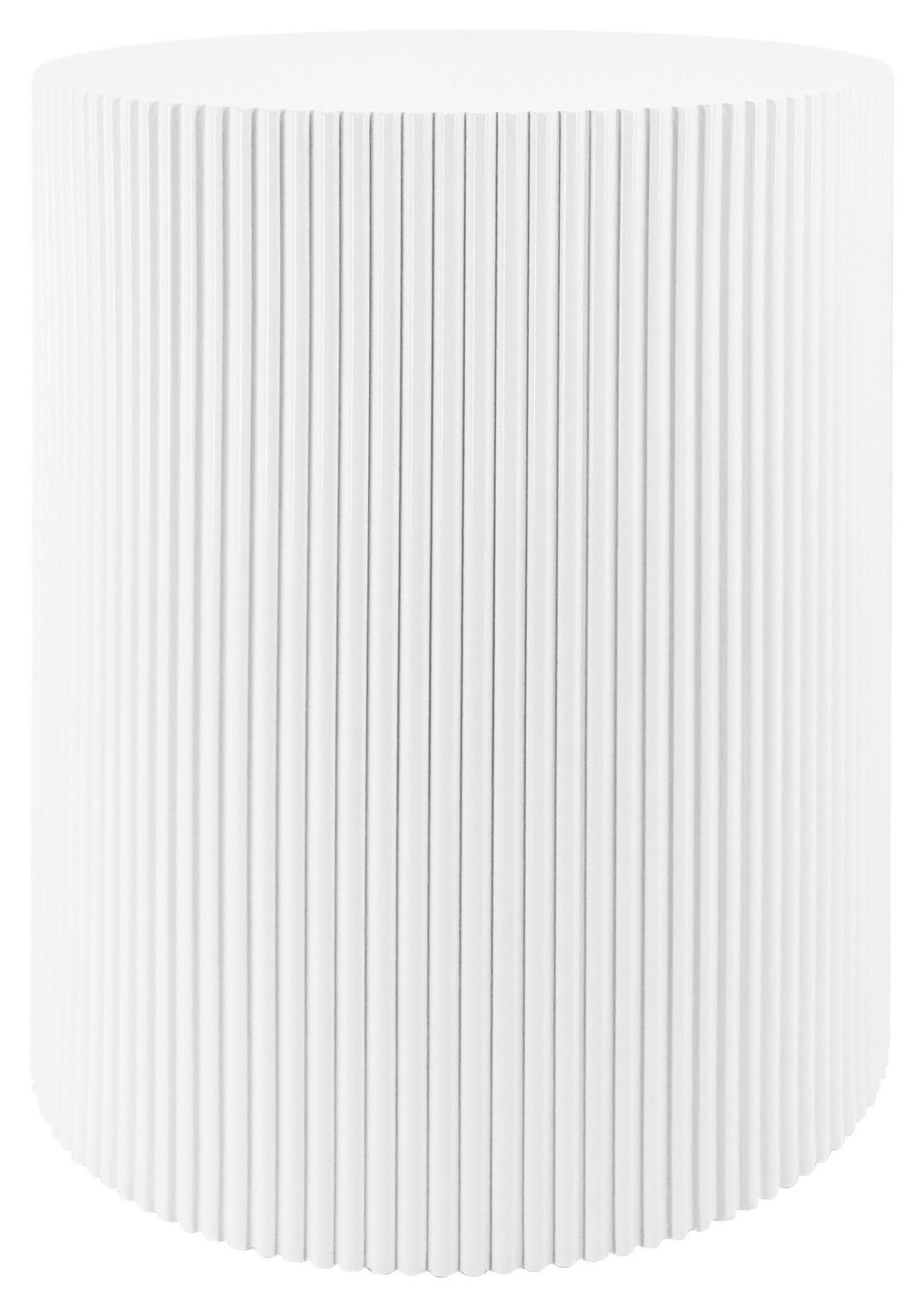 ZESTAW STOLIKÓW BOCZNYCH SELINA - czarny/biały, Trend, materiał drewnopochodny (32,5-40/32,5-40/40-46cm) - Xora