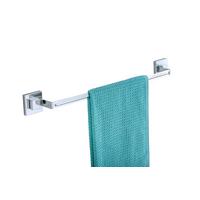 Suport pentru prosop Quadro - culoare crom, Modern, plastic/metal (60/6/5cm) - Wenko
