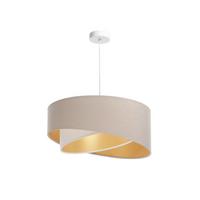 LAMPA WISZĄCA 060-018-45 GALAXY - beżowy/biały, Design, tworzywo sztuczne/metal (50/93cm)