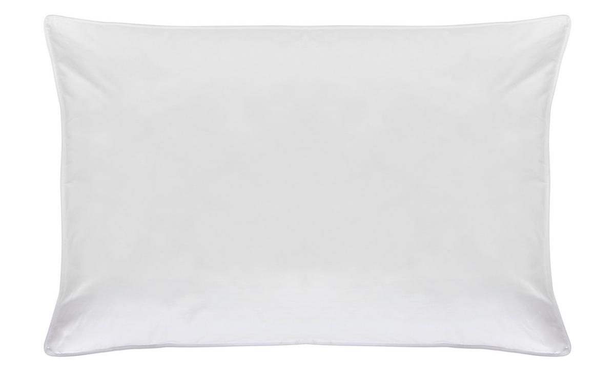 KOPFKISSEN VEGANDOWN - Weiss, Konventionell, Textil (65/100cm) - Premium Living