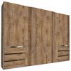 Ormar S Kliznim Vratima Level 36a - boje hrasta/boje kroma, Moderno, drvni materijal/metal (300/216/65cm) - Modern Living