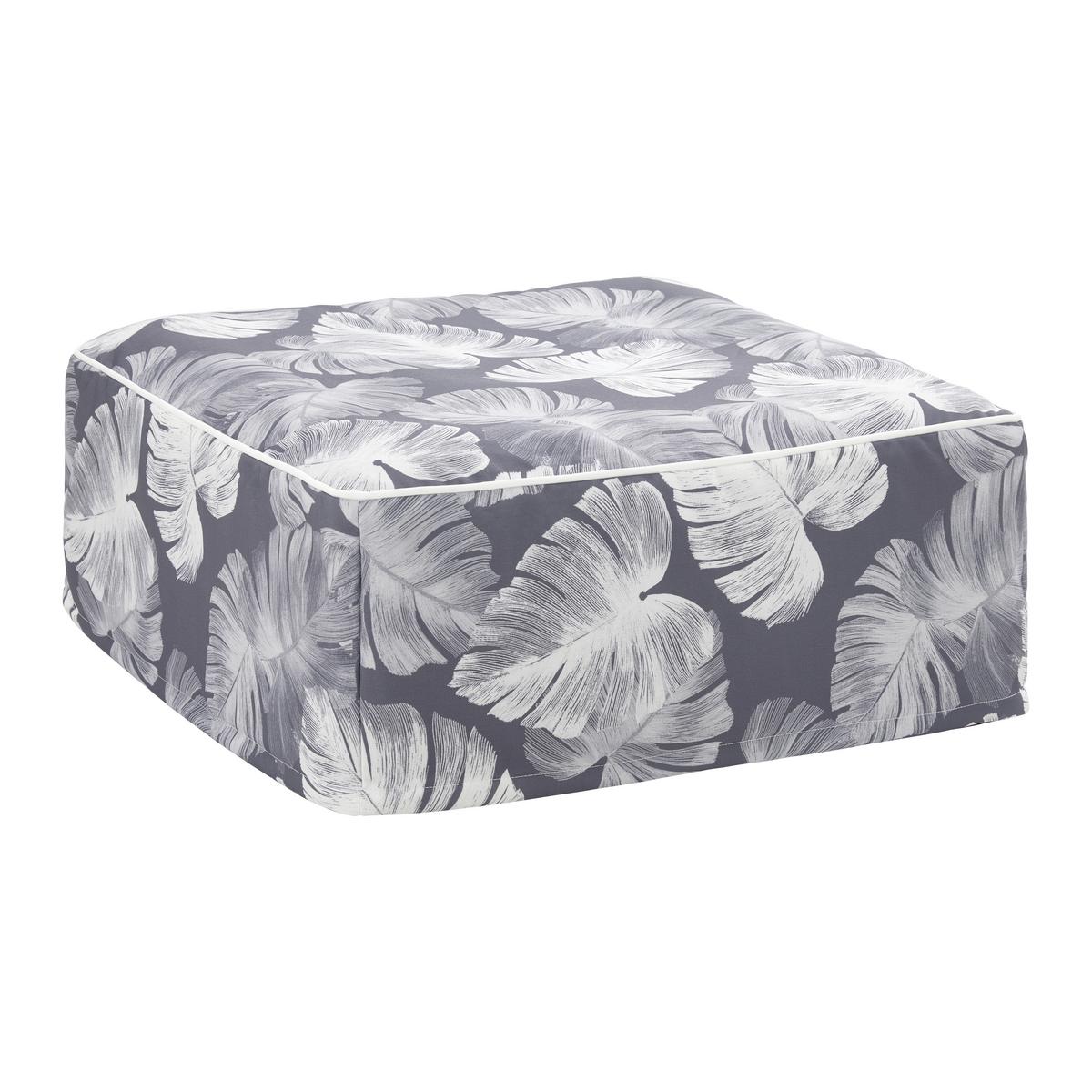 Kültéri Puff Cassy - szürke, Modern, textil (60/23/60cm) - Bessagi Garden