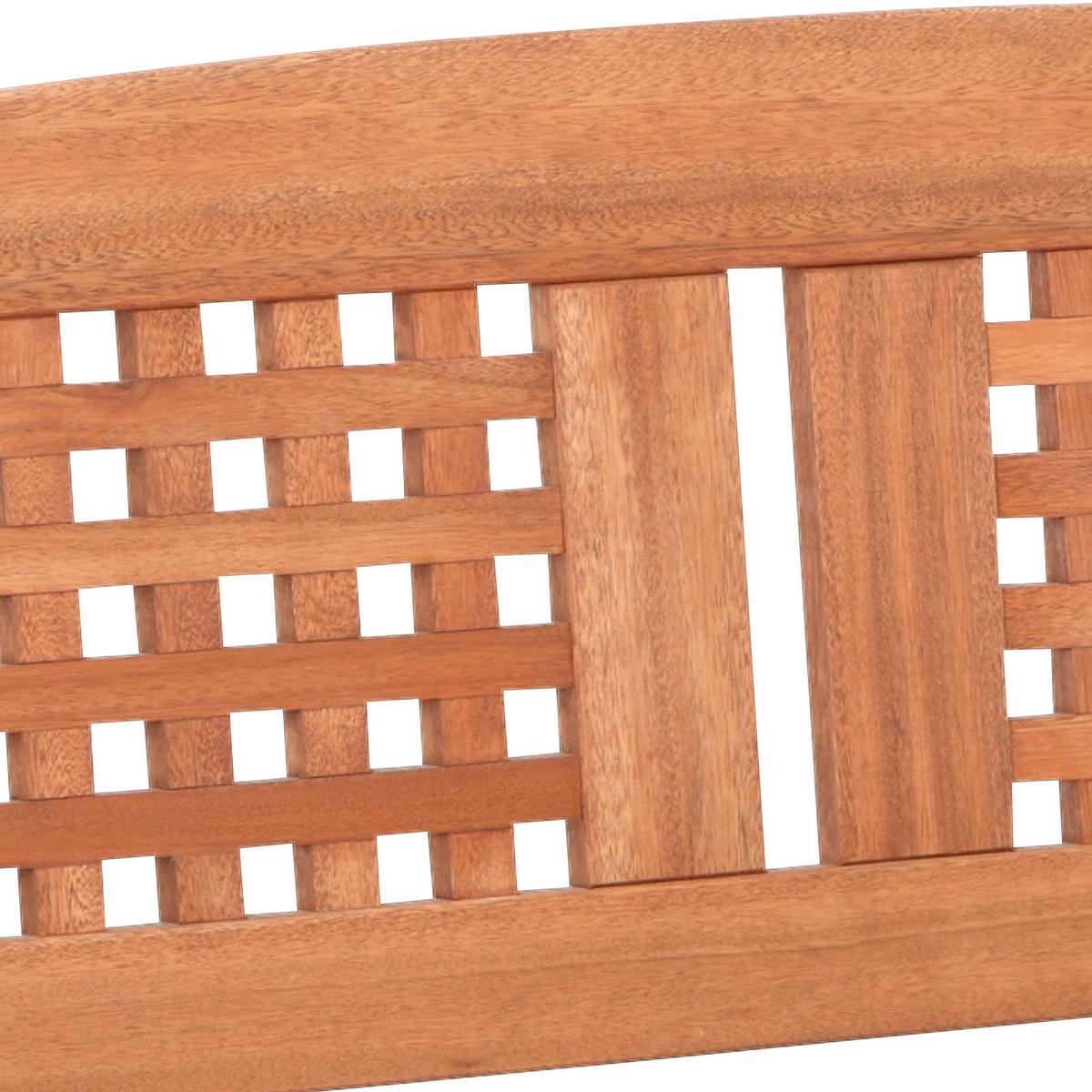 Gartenbank Lima aus Eukalyptus Natur - Naturfarben, Basics, Holz (108/90/58cm) - Gardenson