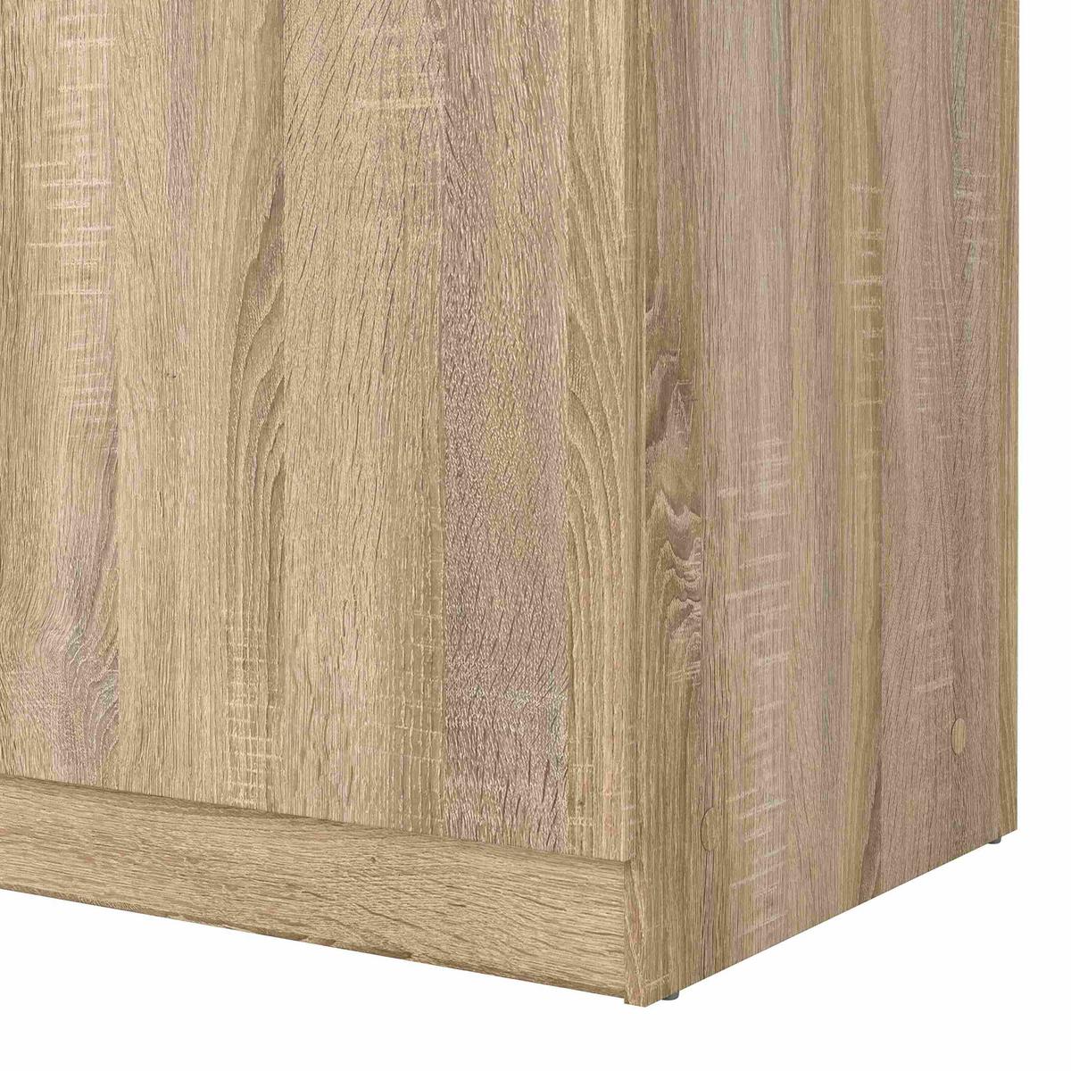 Ruhásszekrény Space - Sonoma tölgy, Konventionell, műanyag/fa (48,6/175,4/49,5cm)