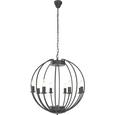 Hängeleuchte Julien - Schwarz, ROMANTIK / LANDHAUS, Metall (60/60/135cm) - MÖMAX modern living