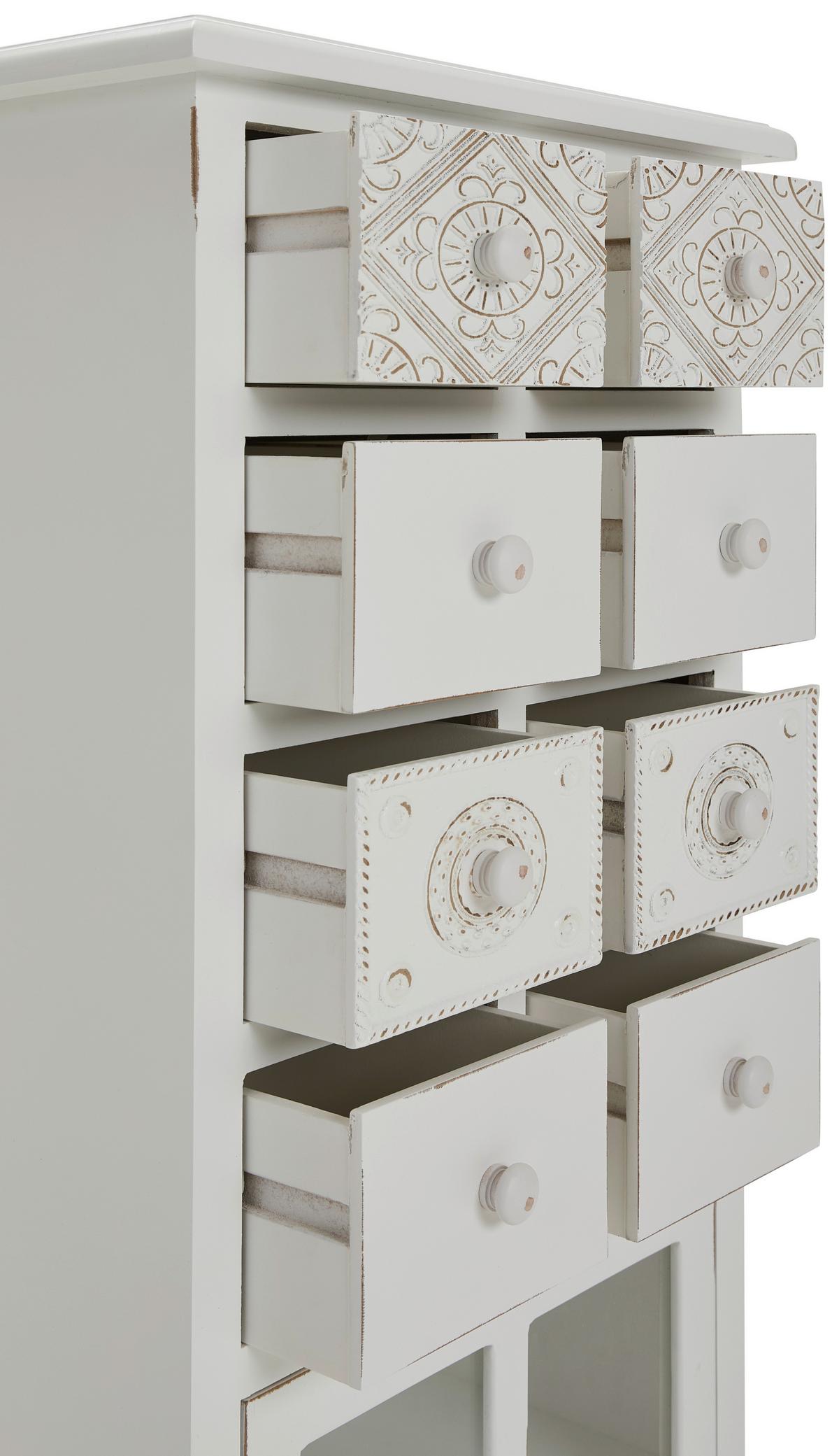 KOMODA CELIN - biały, Romantik / Landhaus, materiał drewnopochodny/drewno (50/120/35cm) - Landscape