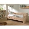 Stauraumbett Holz Fritz ca. 90x200 cm Kiefer - Kieferfarben, MODERN, Holz/Holzwerkstoff (90/200cm) - MID.YOU