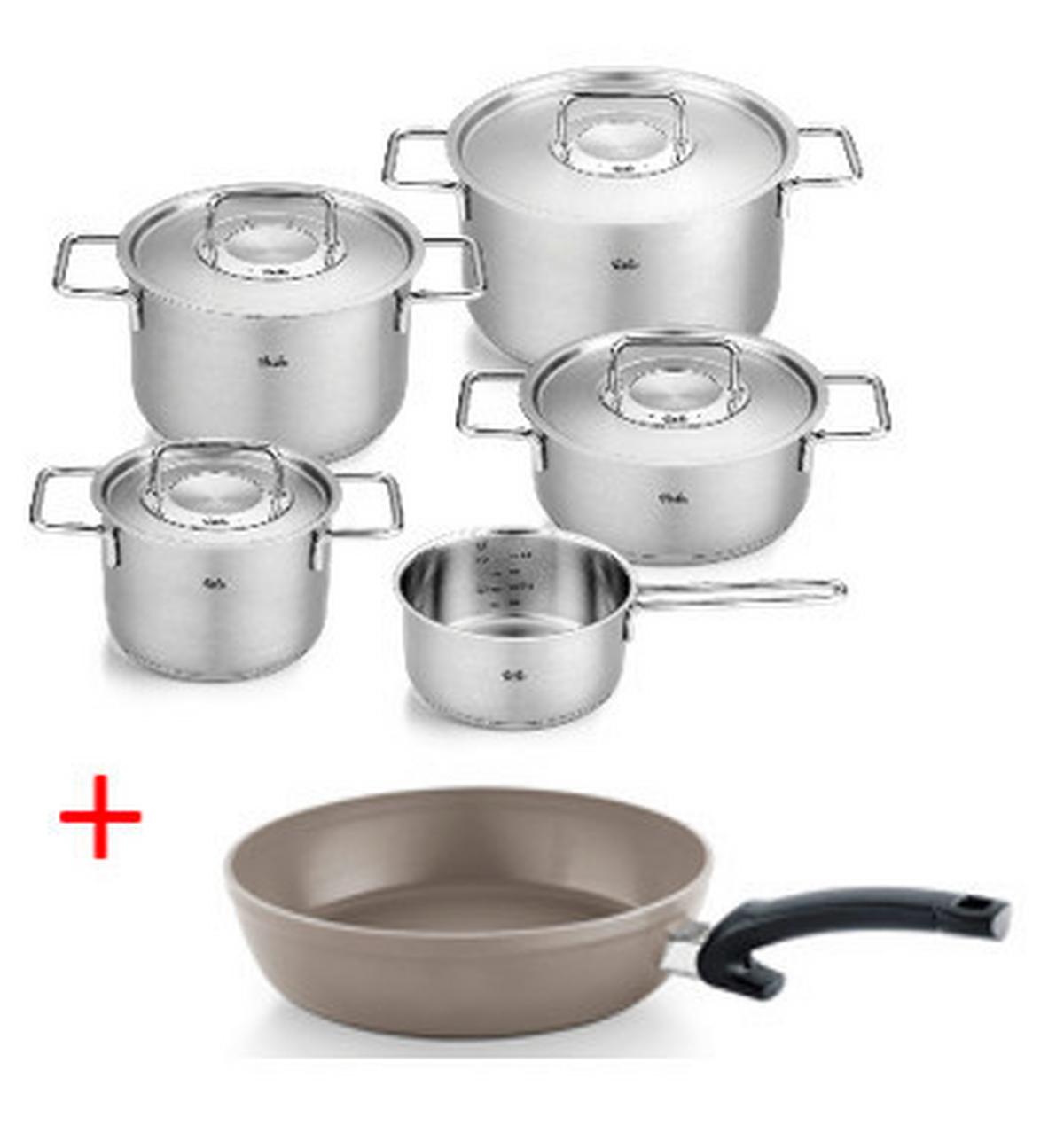 ZESTAW GARNKÓW 086-224-06-000/0 FISSLER - kolor srebrny, Basics, metal - Fissler