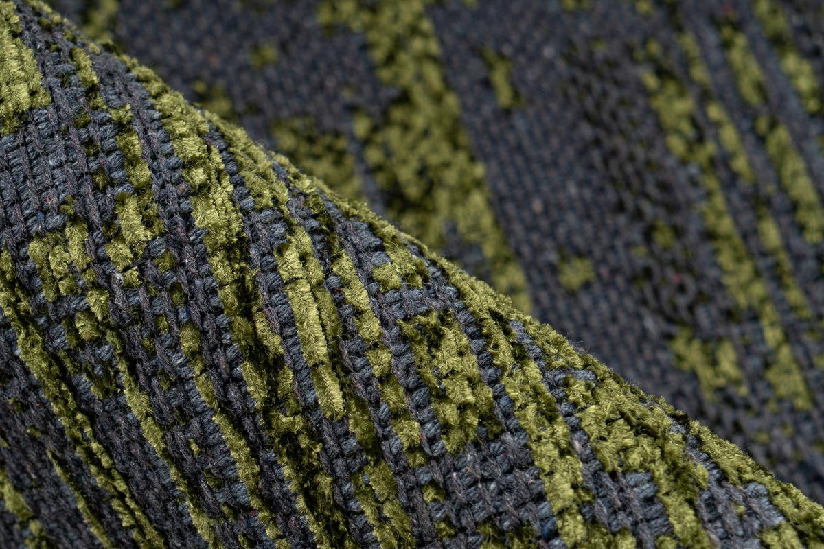 Flachwebeteppich Kalevi 100 - Grün, Konventionell, Textil (160/230cm) - Kayoom