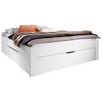 Postelja S Predalom Scala, Bela - bela, Moderno, leseni material (160/200cm) - Rauch Möbel