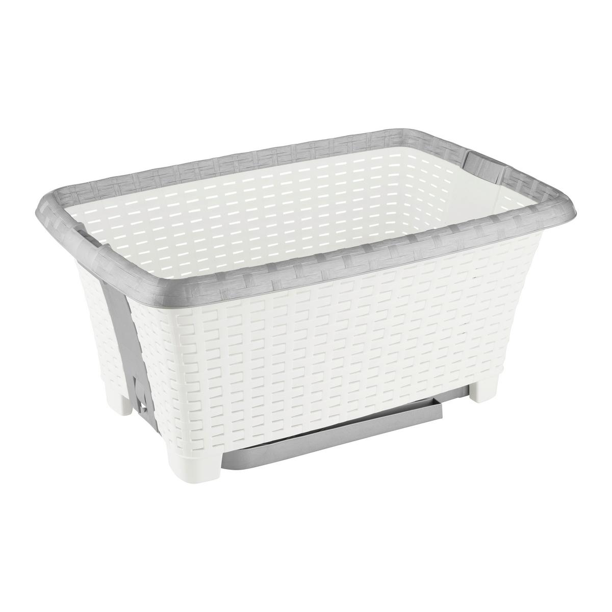 Ruháskosár Anna - fehér, Konventionell, műanyag (60/40/60cm) - Mömax