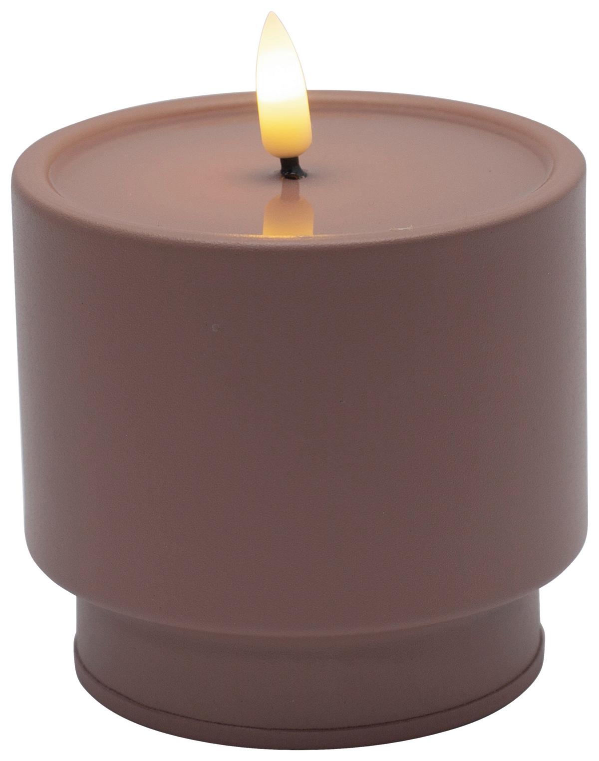 Lumânare LED Belly - albastru/verde, Modern, plastic/metal (9/8,5cm) - Mömax